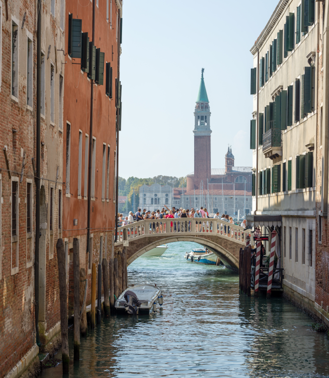 The Beginning Of Peak Tourist Season In Venice And Media Coverage